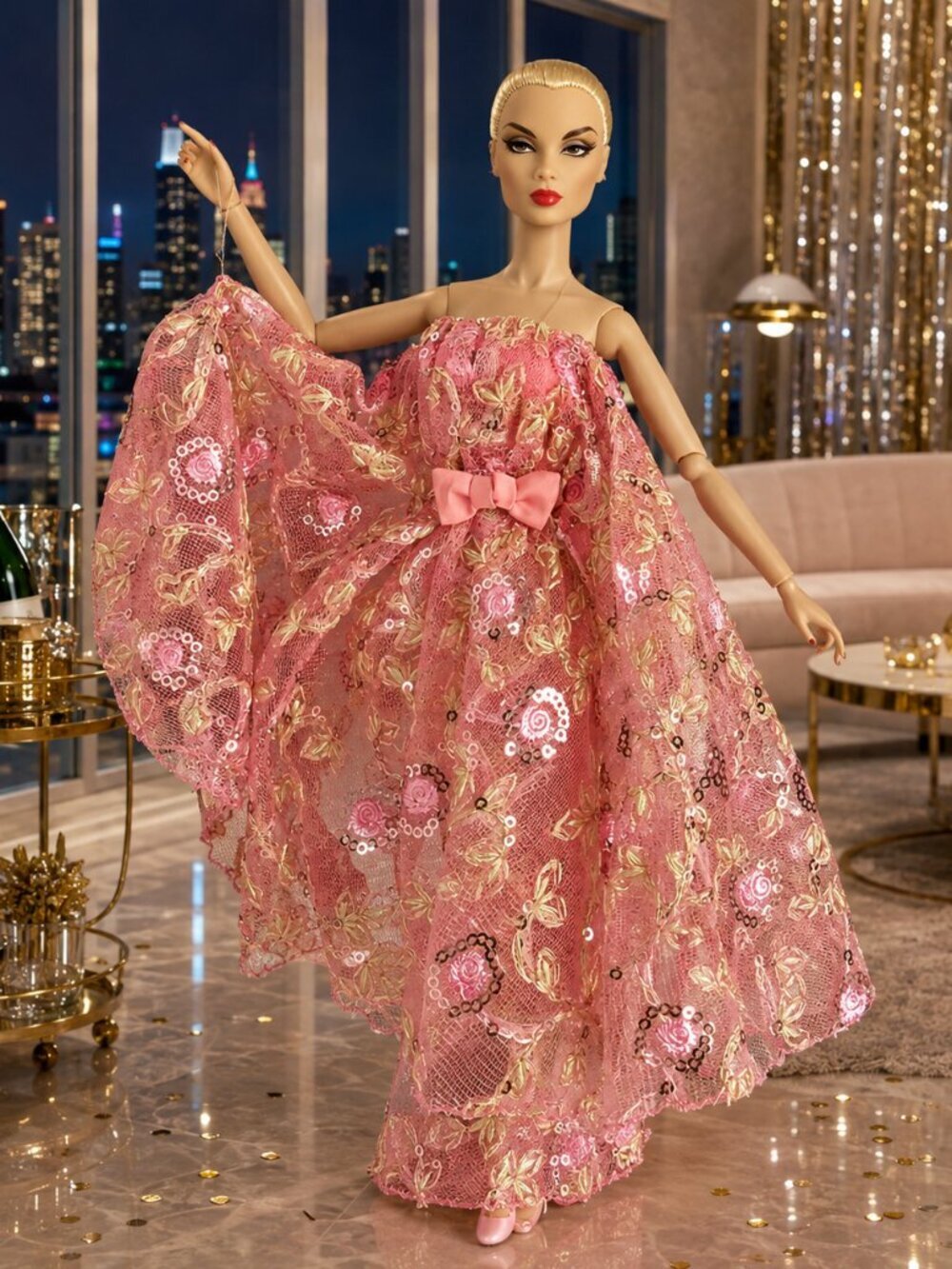 Integrity Toys 2019 East 59th Victoire Roux Pink Champagne Fashion Doll Rare